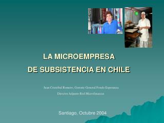 LA MICROEMPRESA DE SUBSISTENCIA EN CHILE