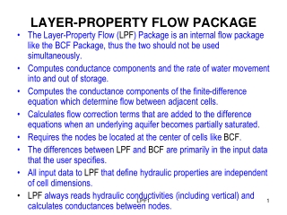 LAYER-PROPERTY FLOW PACKAGE