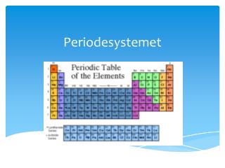 Periodesystemet