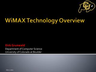 WiMAX Technology Overview