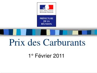 Prix des Carburants