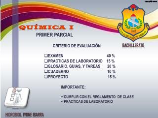 QUÍMICA I