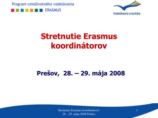 Stretnutie Erasmus koordinátorov