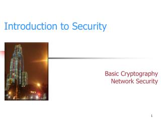 Introduction to Security