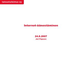 Internet-äänestäminen