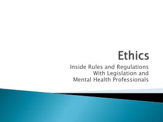 Ethics