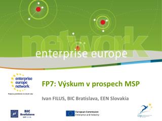 FP7: Výskum v prospech MSP