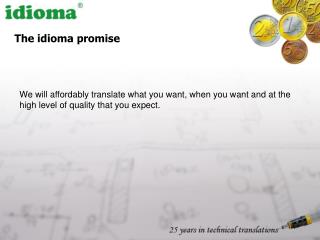 The idioma promise