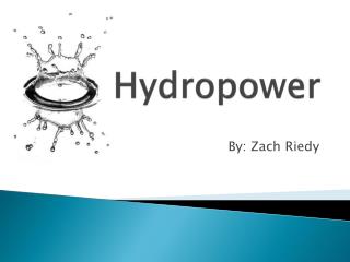 Hydropower