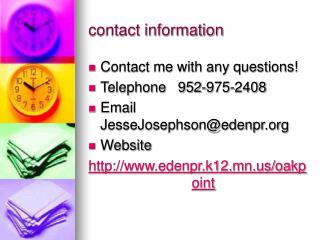 contact information