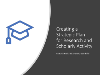 Creating a Strategic Plan for Research and Scholarly Activity