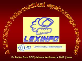 Dr. Balázs Béla, BGF jubileumi konferencia, 2009. június