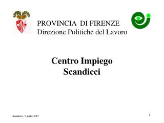 PROVINCIA DI FIRENZE Direzione Politiche del Lavoro