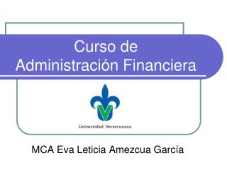 Curso de Administración Financiera