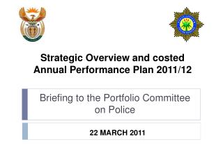 Strategic Overview and costed Annual Performance Plan 2011/12