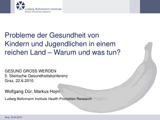 Probleme der Gesundheit von Kindern und Jugendlichen in einem reichen Land – Warum und was tun?