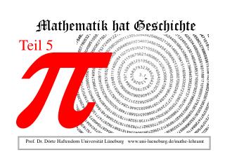 Mathematik hat Geschichte