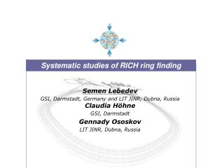 Systematic studies of RICH ring finding