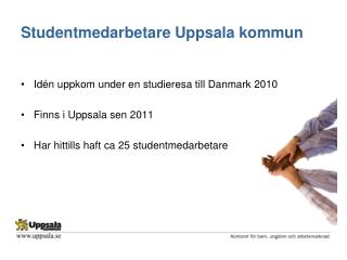 Studentmedarbetare Uppsala kommun