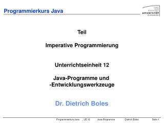 Programmierkurs Java