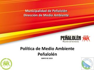Municipalidad de Peñalolén Dirección de Medio Ambiente