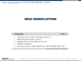 WEXI NEWSCLIPPING