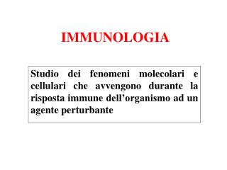 IMMUNOLOGIA