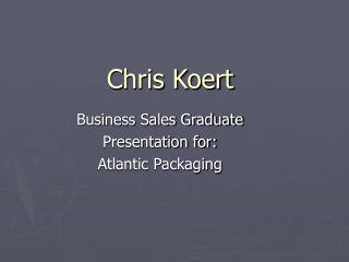Chris Koert