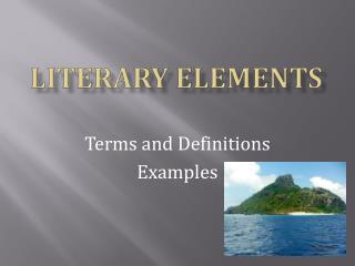 Literary elements