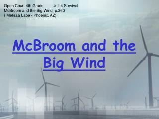 McBroom and the Big Wind