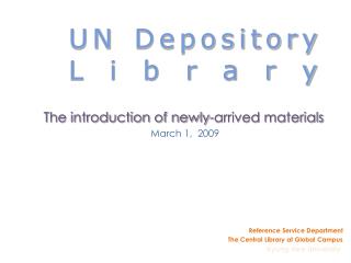 UN Depository Library