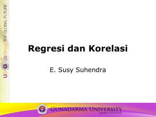 Regresi dan Korelasi