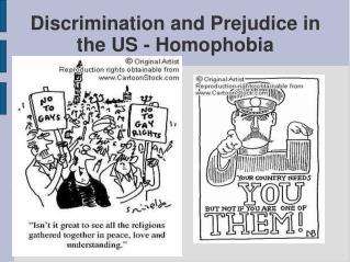 Discrimination and Prejudice in the US - Homophobia