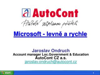 Microsoft - levně a rychle