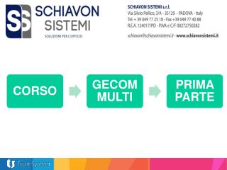 GECOM MULTI – PRIMA PARTE