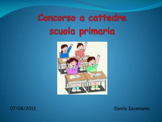 Concorso a cattedre scuola primaria