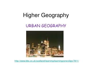 Higher Geography