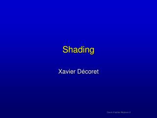 Shading