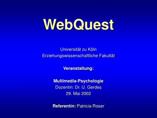 WebQuest