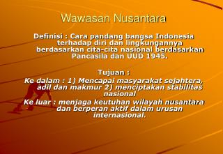 Wawasan Nusantara