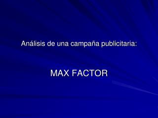 Análisis de una campaña publicitaria: