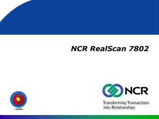 NCR RealScan 7802