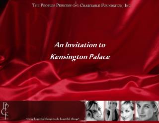 An Invitation to Kensington Palace