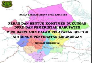 STRATEGI PEMBANGUNAN DAERAH KABUPATEN MUSI BANYUASIN 2012-2017