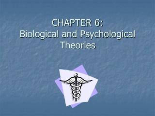 CHAPTER 6: Biological and Psychological Theories