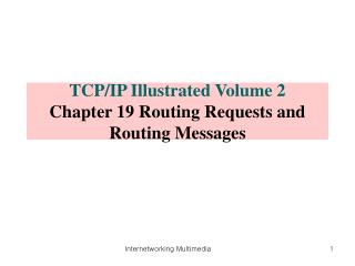 TCP/IP Illustrated Volume 2 Chapter 19 Routing Requests and Routing Messages