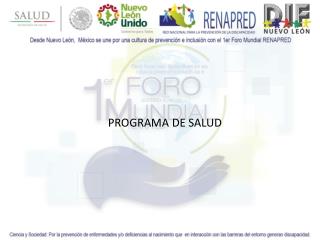 PROGRAMA DE SALUD