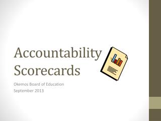 Accountability Scorecards