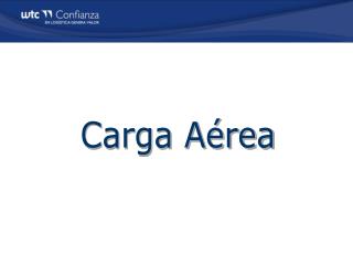 Carga Aérea