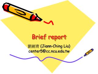 Brief report